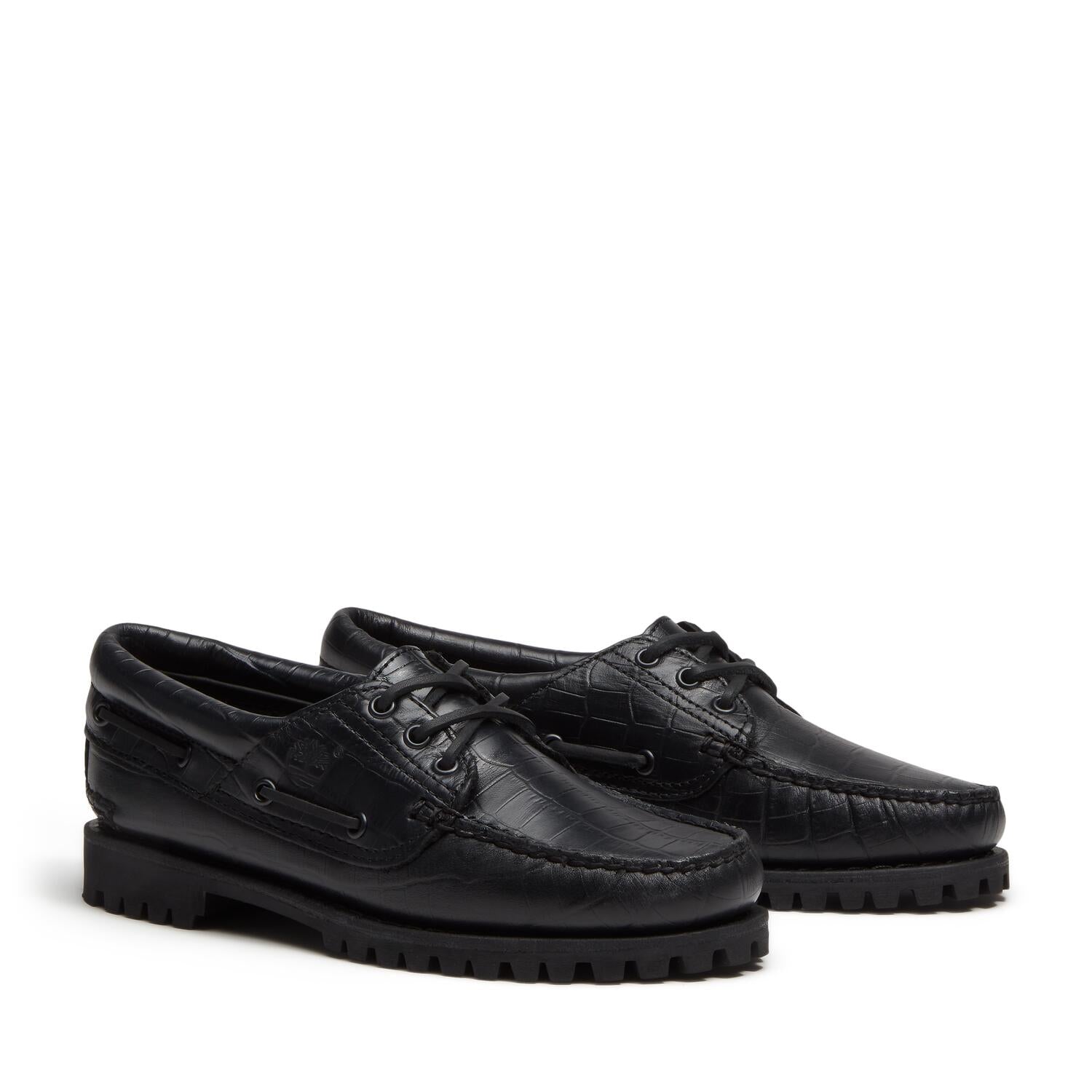Authentic Black Full Grain loafers – Crocodile